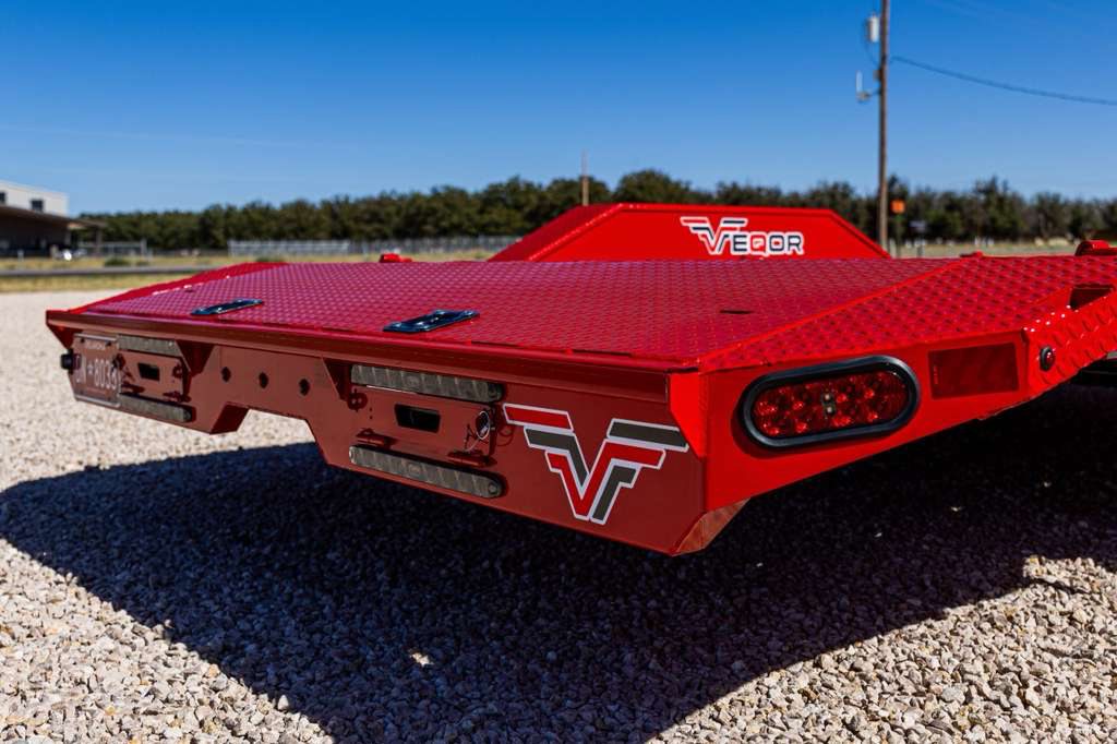 Side view flat deck trailer for sell or trade support